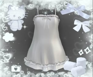 frilly dress
