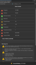 Wicked Avatar Analyzer V1.86