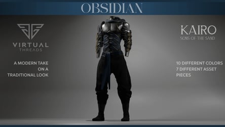 Obsidian Clothing Set