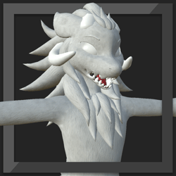 Furbrushed Wickerbeast King Normal, Height and Roughness Maps