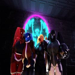 Phoenix Sisters ModelPack (VRChat, Blender, SFM)