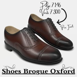 Shoes Brogue Oxford - Brown Red | WOLVES STUDIO