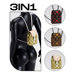 Backpack - Flower Pattern 3 IN 1 | WOLVES STUDIO
