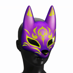 Kitsune Mask Bundle 10 In 1 - Japanese Anime | WOLVES STUDIO