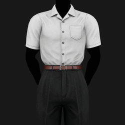 "El Patrón" Mafia Style - Men's Dress Pants + Short Sleeve Shirt | WOLVES STUDIO