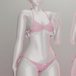 (SERVER FREE) Bikini Frill Set