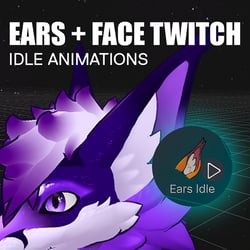 Vulper - Idle Ears Twitch & Face Animation!