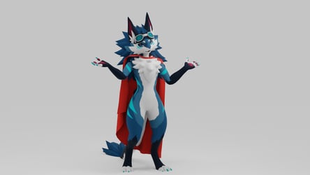 Universal Hero Cape for VRChat Avatars | SpaceFox