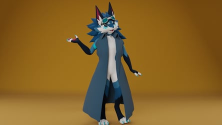 Universal Trench Coat – VRChat Avatar Accessor