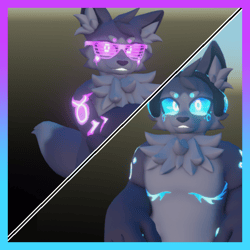 Silly Wolf :3 / Jammer VRChat Furry Avatar ! [PC/QUEST COMPATIBLE]