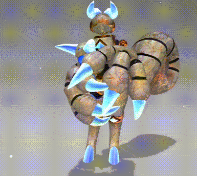 Marble Chameleon Doll