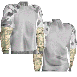 male layered tshirt