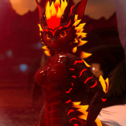 "Abyssal Dragon" Texture for Nexie's Female Nardoragon