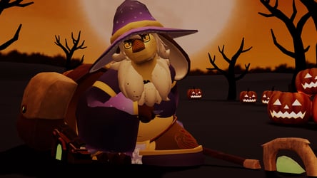 The Coffee Wizard ( Pear Wizard dragon Texture)