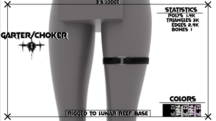 Bat Garter/Choker