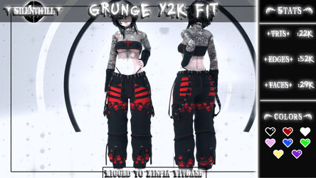 Grunge Y2K SET