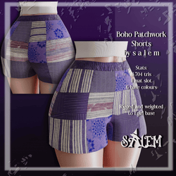 Boho Patchwork Shorts
