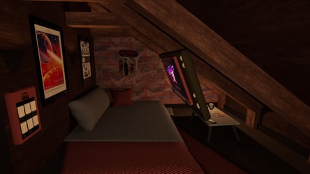 VRChat Homeworld - Retro Attic Reverie (PC & Quest)