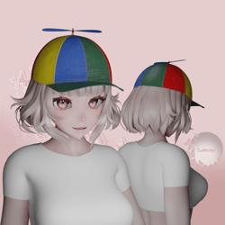 Spinnable Propeller Hat