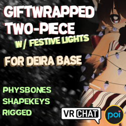 Giftwrapped Two-piece w/ Festive Lights for Deira base