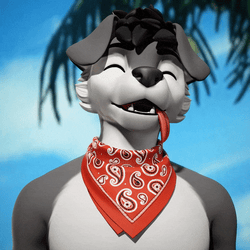 Winterpaw's Bandana ~ VR Avatar Asset