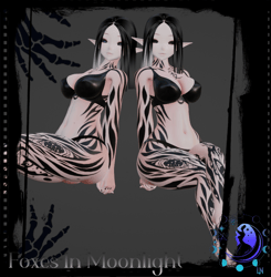Foxes In Moonlight - TVF Texture