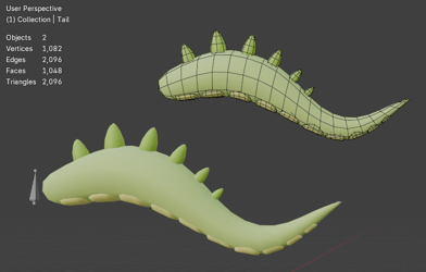 Chibi Dinosaur Tail