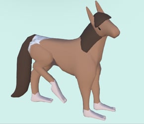 Free feet horse for vrchat