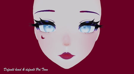 ☾ Blood Moon ☽ FREE Makeup Texture + 6 SKIN COLORS + 6 DETAIL MASKS for Cici's Head