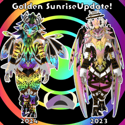 Wickerbeast Texture - Golden Sunrise