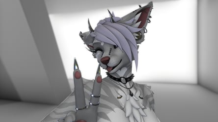 Striped Yeen - Foxipaws Nebula Textures - White