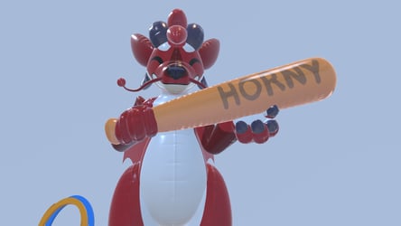 Inflatable Pooltoy Bat 1.02