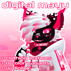 Digital Mayu Textures - Tora & Oyama - 8 Colors - Clothing Included - VRChat