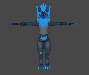 gothic nardo outfit (vrchat)