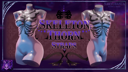 Skeleton Thorn Strap (Sakyubasua collection)
