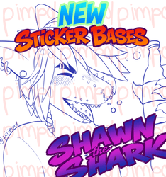 MORE Shawn The Shark Base Stickers!