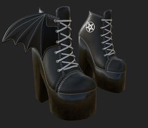 Bat Wing Boots