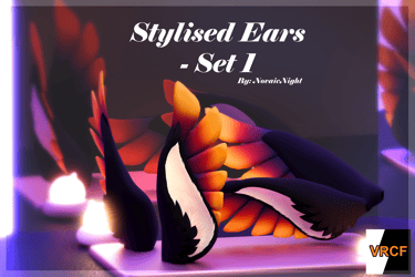 Stylised Ears -  Set 1 {VRChat Ears}