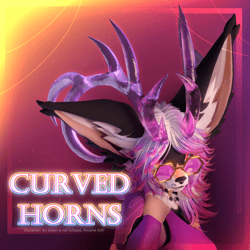 Curved Horns - VRCHAT