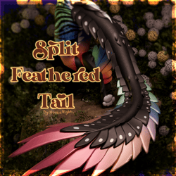 Split Feathered Tail