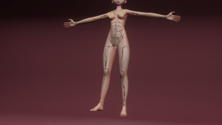 Cyberpunk Texture for UTA Base And Head