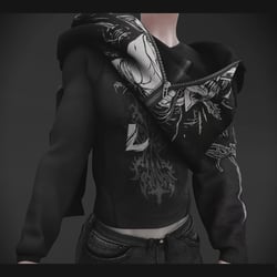 ROLLED UP HOODIE