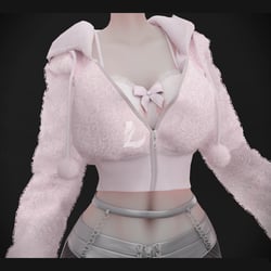 FLUFFLY JACKET