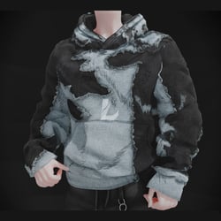 RIPPED HOODIE - Akii (Personal and Commercial)