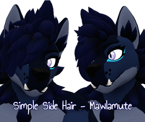 Simple Side Hair - Mawlamute