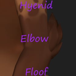Hyenid Elbow Floof (VRCFURY)