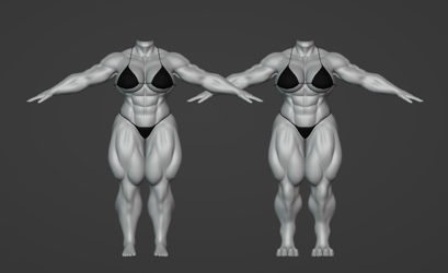 Body: Muscular Amazon