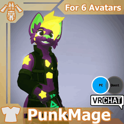 PunkMage Outfit (Pupper Mayu NovaBeast Lumistera Goobastera Waggan)