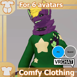 Comfy Clothing  (Pupper Mayu Vulper Regulus Fluffgan )