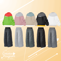 NANAKUSA Sweatshirt Set  / CP6